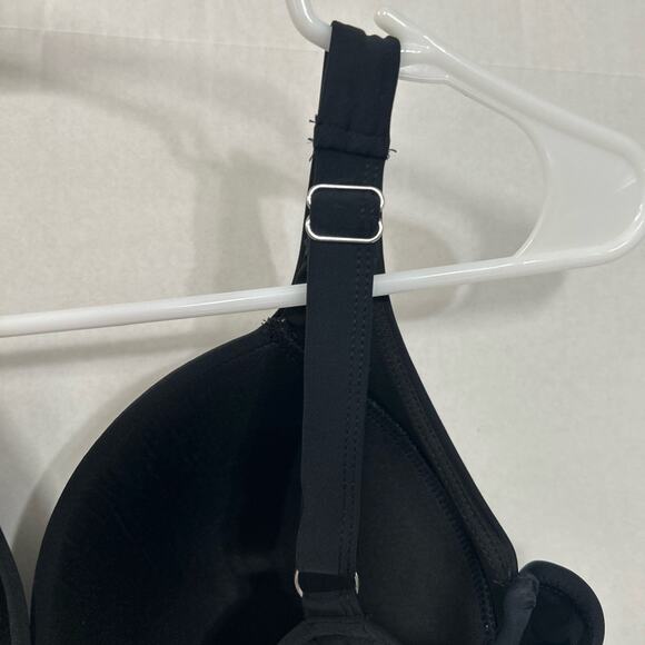 Meet Curve Black Mesh Underwire One-Piece Swimsuit 2XL Adjustable Busty Swim - Picture 7 of 8